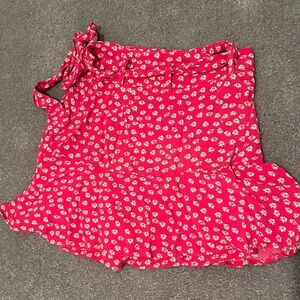 Zara Pink Floral Skort